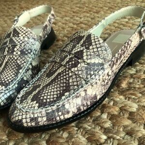 New: Dolce Vita Hardi Loafers. Leather. Slingback. Size 9.5